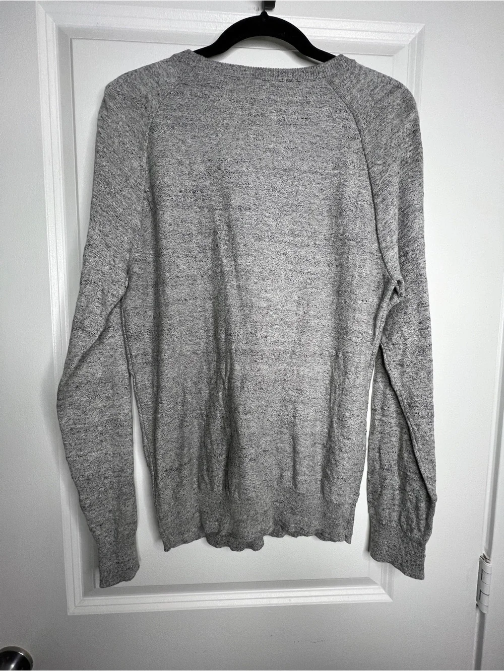 J. Crew 100% Cotton Crew Neck Sweater Gray